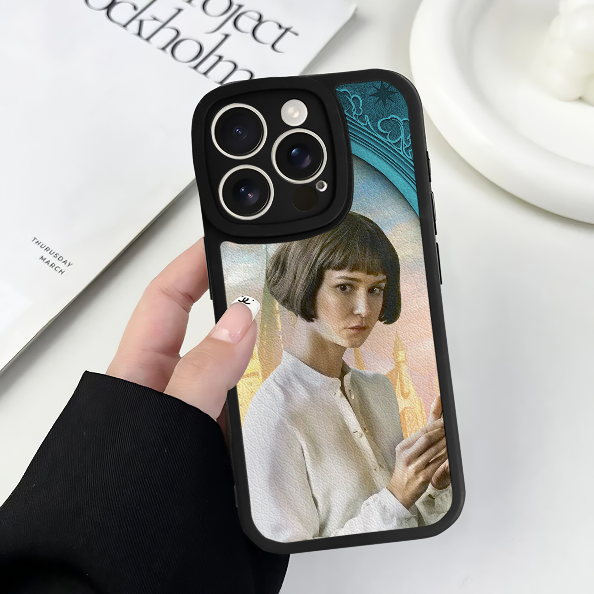 （画像用） Harry Potter ハリー・ポッターシリーズ 【iPhone 16シリーズ対応】シリコンスマホケース（レザー調） 材質：シリコン